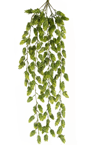 Greenmoods Kunst hangplant Hop 105 cm