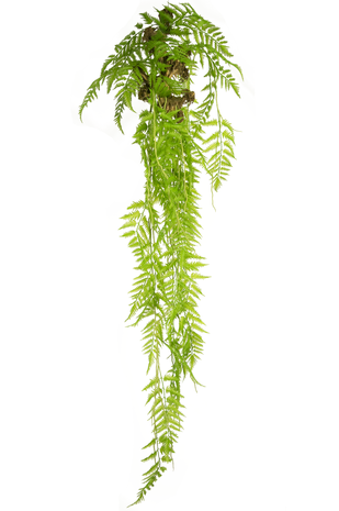 Kunst hangplant Varen Deluxe 150 cm met hangsysteem