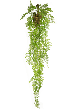 Kunst hangplant Varen 150 cm met hangsysteem