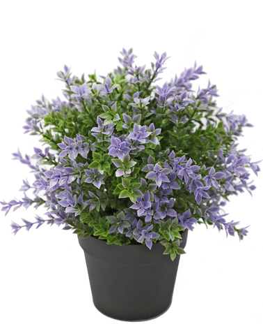 Kunstplant Buxus paars 22 cm UV