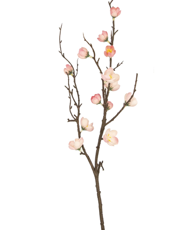 Kunsttak Prunus 78 cm roze