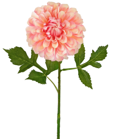 Kunstbloem Dahlia 50 cm roze