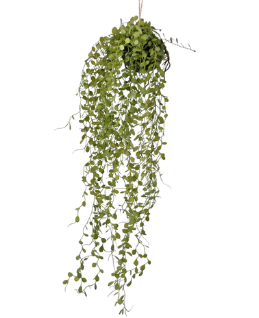 Kunst hangplant Vetplant bal 58 cm