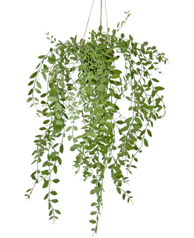 Kunst hangplant Pumila in pot 55 cm