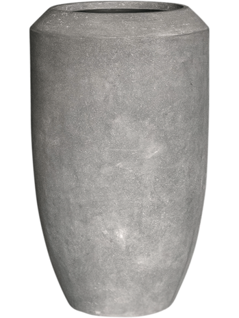 Baq Polystone Coated Plain Coppa Raw Grey (met inzetbak) 48x80cm
