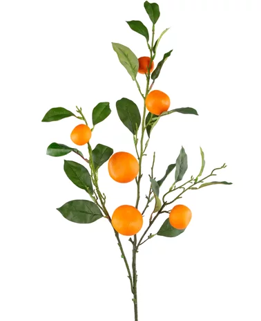 Greenmoods Kunsttak Mandarin 104 cm oranje