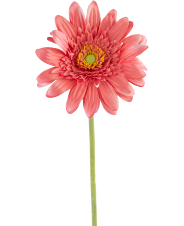 Greenmoods Kunstbloem Gerbera 55 cm roze