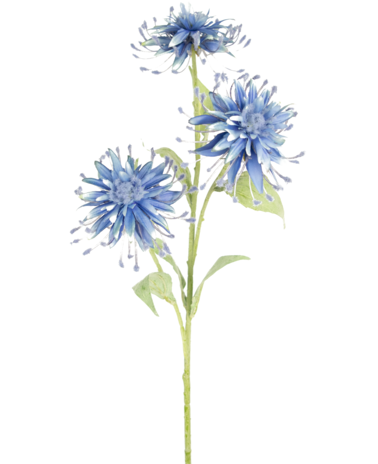 Greenmoods Kunstbloem Scabiosa Japonica 70 cm blauw