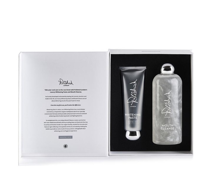 Whitening Paste & Mouth Cleanse Set - 75+250ml
