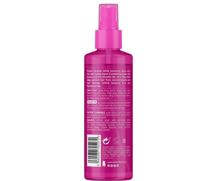 Lee stafford flat iron protection shine mist best sale