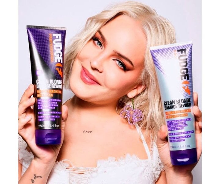 Fudge Violet Shampoo morgen in huis 9.9 Haarspullen