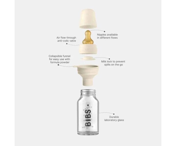 Baby Bottle Glass Blush - 225ml