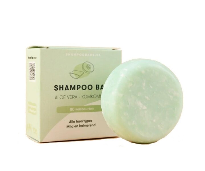 Shampoo Bar Aloe Vera - Cucumber for all hair types - 60g