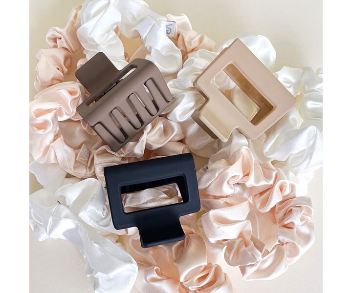 Hair clip midi black - 5cm