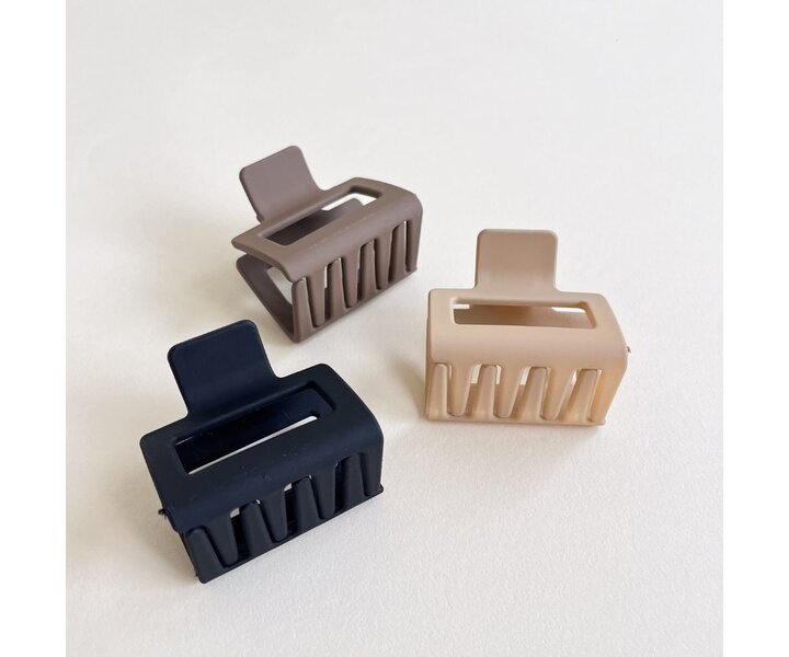 Hair clip midi black - 5cm