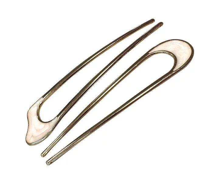 Hairpin Goud Parelmoer - 2st