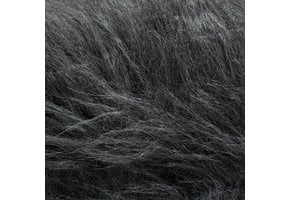 Imitatiebont Stof Langhaar Antraciet
