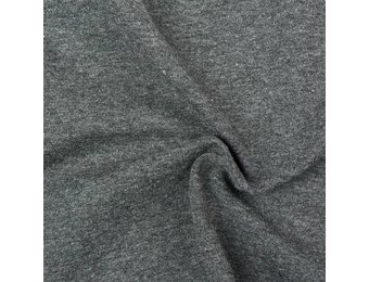 Tricot stof Middengrijs Melange