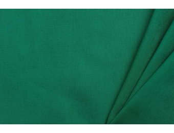 Uni katoen stof groen