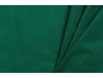 Uni katoen stof donkergroen