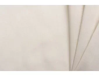 Uni katoen stof creme