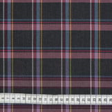 Schotse Ruit / Tartan Check Stretch Antraciet Melange