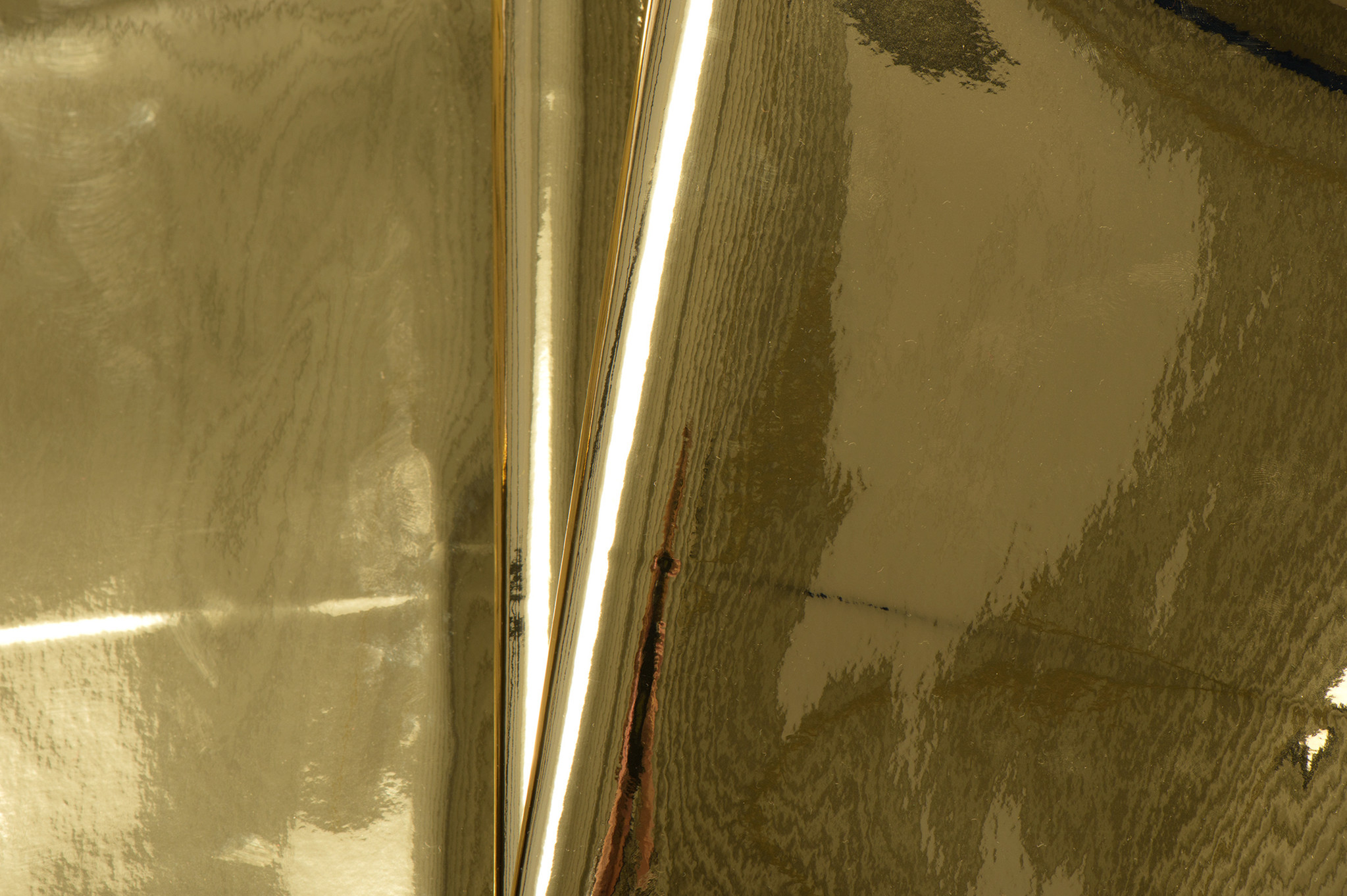 Imitatieleer Bekleding Shiny Gold