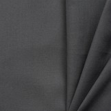 Uni katoen stof donkergrijs