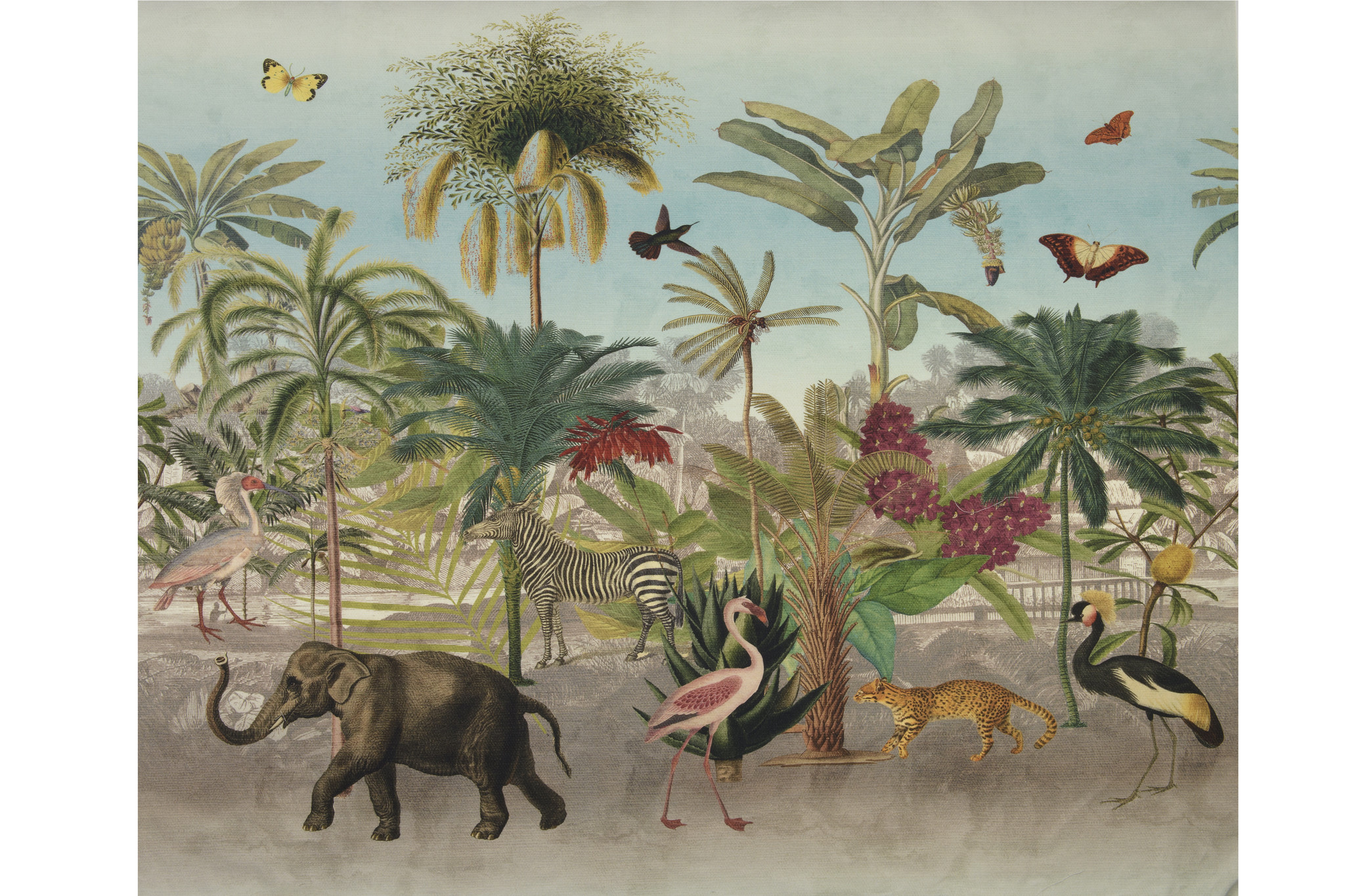 Deco Stof Paneel Botanic World