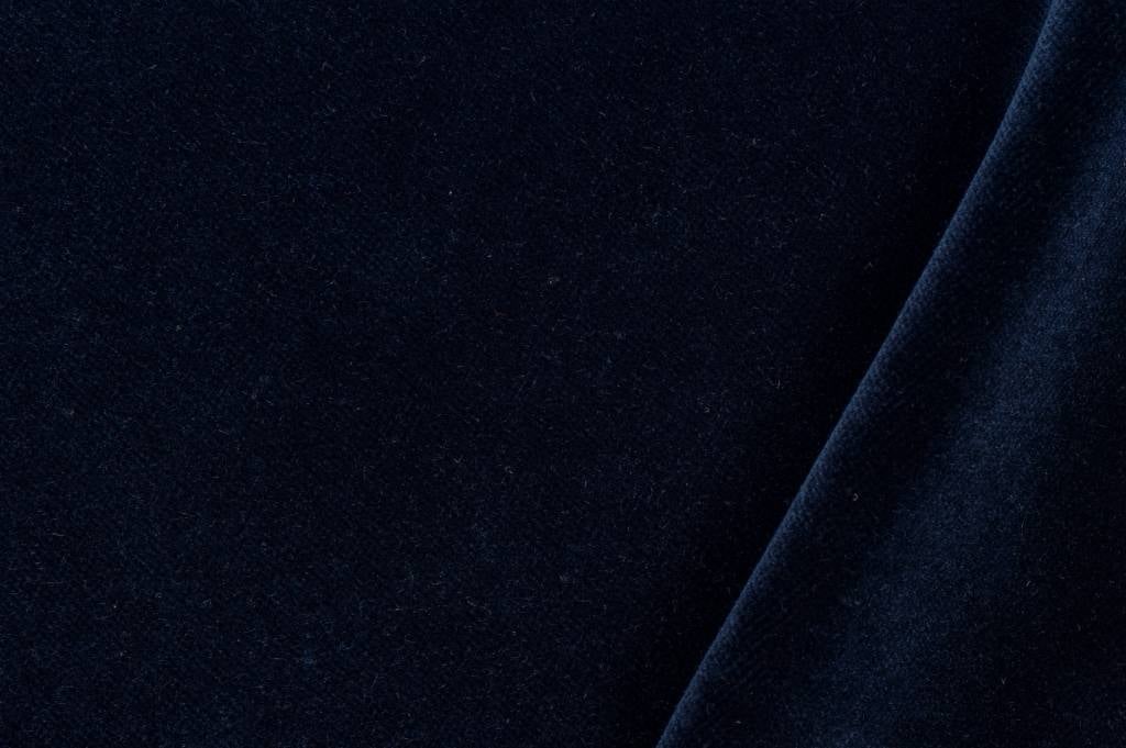 Fluweel Stof Marine – Zacht, Mat & Luxe Katoenvelours
