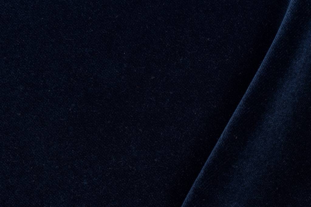 Fluweel Stof Marine – Zacht, Mat & Luxe Katoenvelours