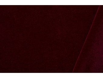 Fluweel Stof - Bordeaux