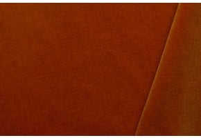 Fluweel Stof - Donkeroranje