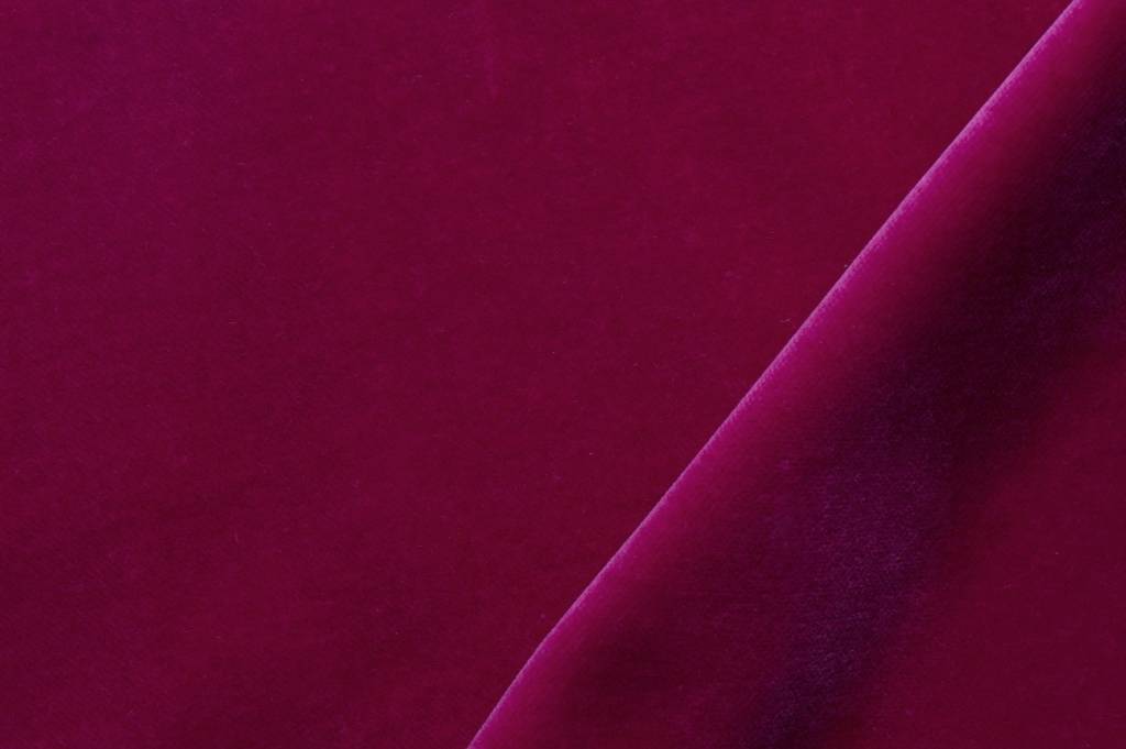 Fluweel Stof Fuchsia – Zacht, Mat & Luxe Katoenvelours