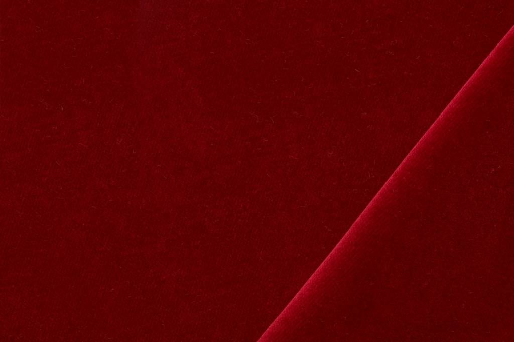 Fluweel Stof Rood – Zacht, Mat & Luxe Katoenvelours