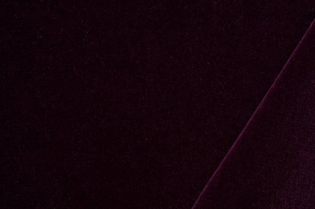 Fluweel Stof Aubergine – Zacht, Mat & Luxe Katoenvelours