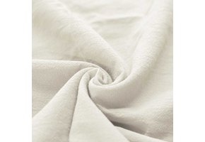 Gewassen Katoenen Stof Ecru