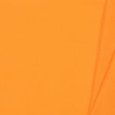 Uni katoen stof licht oranje