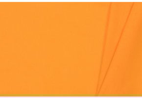 Uni katoen stof licht oranje
