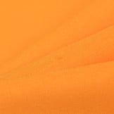 Uni katoen stof licht oranje