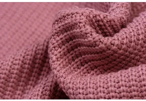 Gebreide stof, Big Knit Cable Oud Rose