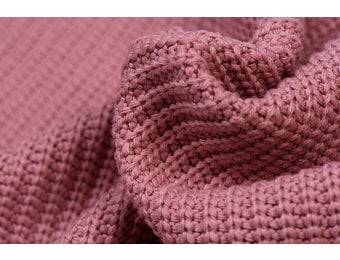 Gebreide stof, Big Knit Cable Oud Rose