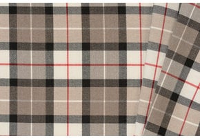 Schotse Ruit / Tartan Check Stretch Taupe