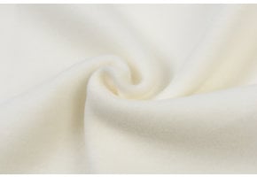 Fleece Katoen Stof (Sherpa) Ecru