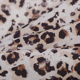 Katoen Poplin Leopard Animal Skin