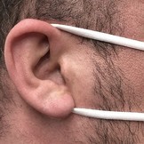 Elastiek Rond 3 mm Zwart