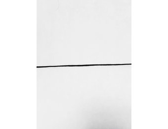 Elastiek Rond 3 mm Zwart