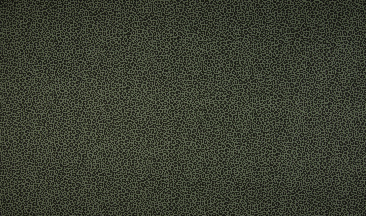 Katoen Poplin Leopard Khaki