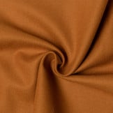 Katoen Flanel Uni Cognac