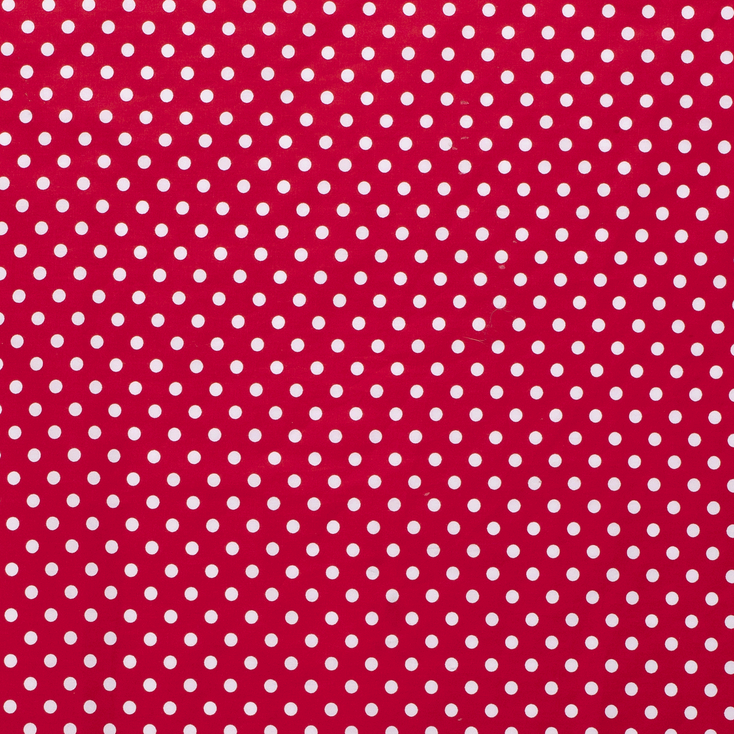 Katoen middel stip rood